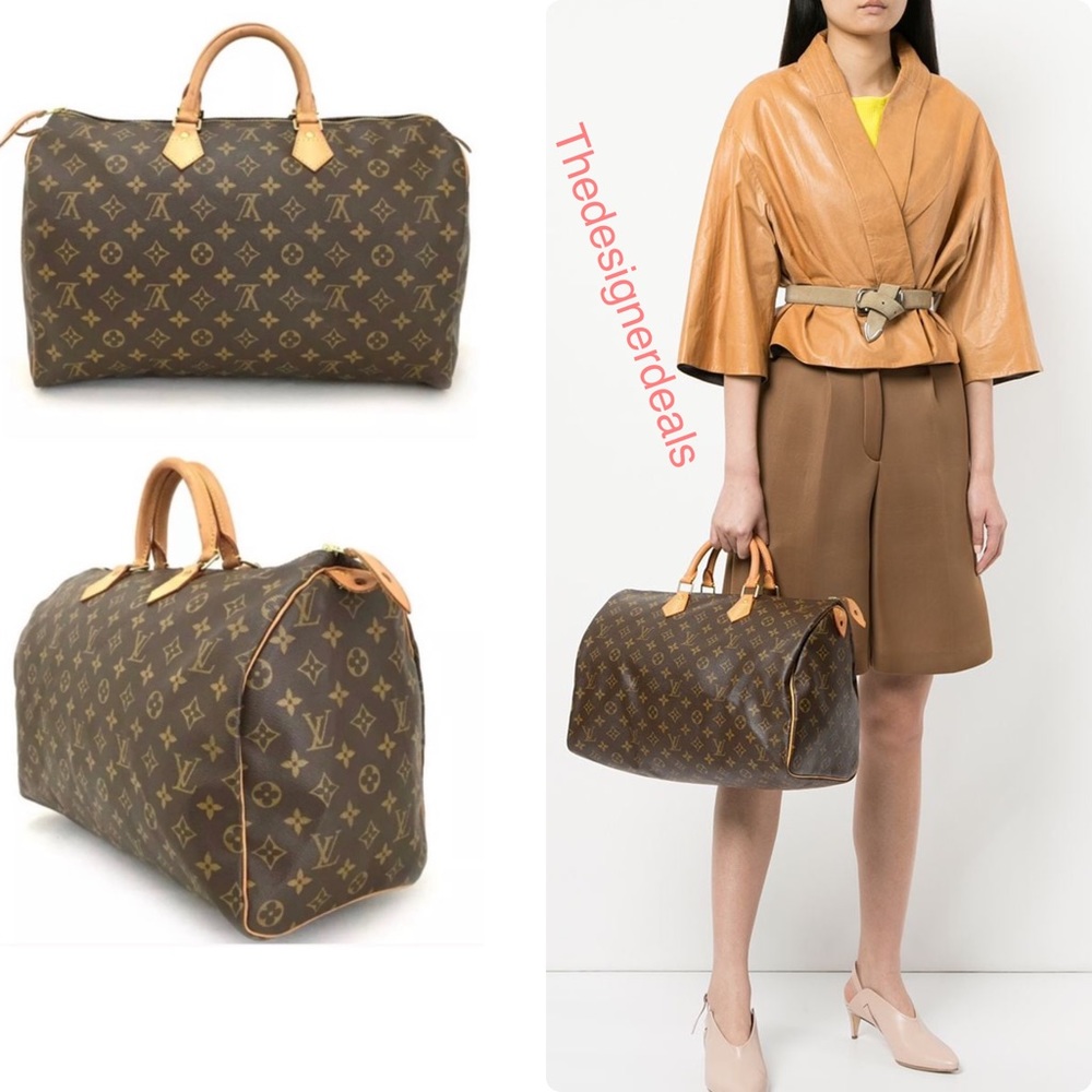 💯% Auth Louis Vuitton Monogram Speedy 40